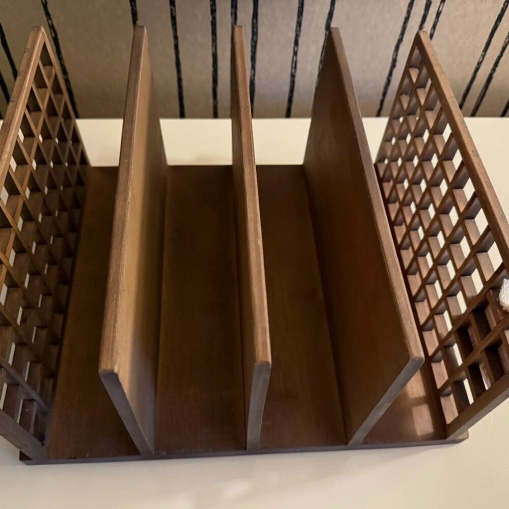 MARIE KONDO CONTAINER STORE BAMBOO ORGANIZER SHOJI BAMBOO COLATOR